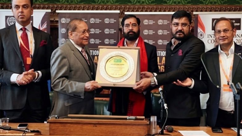 Business News | International Conclave 2026 Strengthens Maharashtra, India–UK Ties; Shri Eknath Shinde Honoured with Statesmanship Award in London