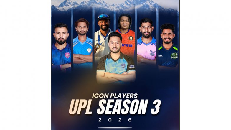 Sports News | Uttarakhand Premier League 2026 Icon Players Announced Ahead of Players’ Draft