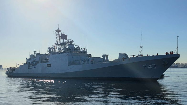 World News | INS Trishul Arrives in Alexandria, Cultivating Cooperation Between Indian and Egyptian Navies