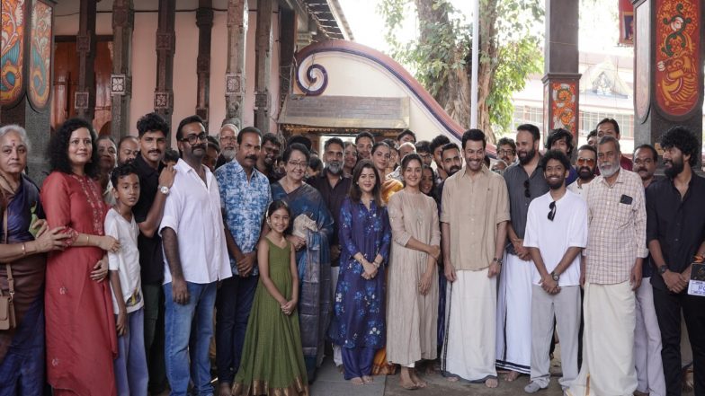 Entertainment News | Prithviraj Sukumaran Starrer 'Odiyan' Shooting Begins After Muhurat Ceremony
