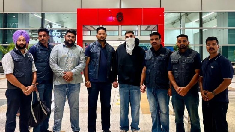 India News | AGTF Punjab Takes Custody of Bishnoi Gang Associate Karamveer Singh After Canada Deportation