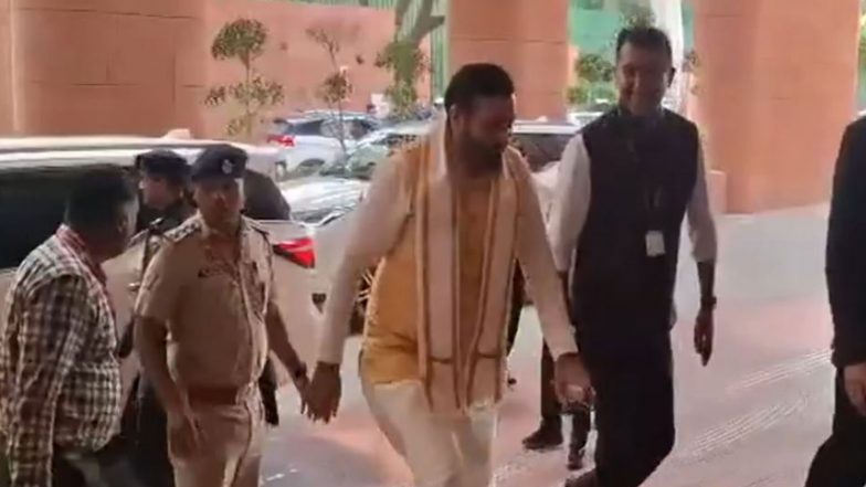 India News | Rekha Gupta, Nayab Saini, CR Paatil Arrive to Attend Meeting on Kishau Dam Project Chaired by Amit Shah