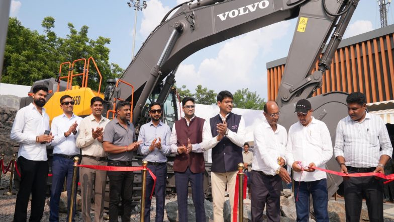 Business News | Volvo CE Launched EC650 Mining Excavator at Bauma CONEXPO INDIA 2026, Showcased a Range of Construction and Mining Equipment Solutions