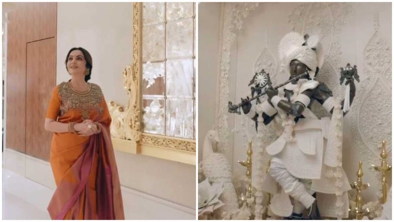Entertainment News | Handmade Indian Art Adds Traditional Touch to Ambani Family’s Ganesh Chaturthi 2026 Celebrations