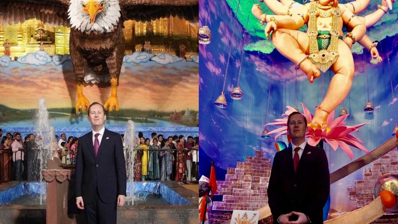 Entertainment News | US Ambassador to India Sergio Gor Visits Lalbaugcha Raja, Mumbai Cha Raja Amid Ganesh Chaturthi Festivities