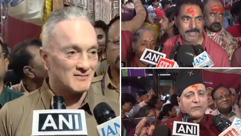 Entertainment News | Ganesh Chaturthi 2026: Gautam Singhania, Manoj Joshi, Sayaji Shinde Seek Blessings at Lalbaugcha Raja