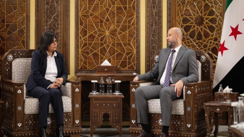 World News | India, Syria Discuss Bilateral Cooperation in Disaster Management