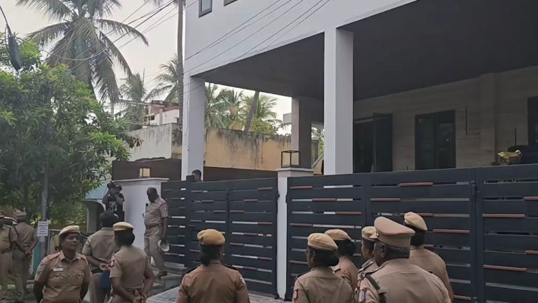 India News | CCB Raids Former TN Minister Anbil Mahesh Poyyamozhi’s Residence over Alleged ₹100-cr School Approval Scam