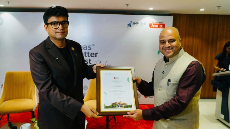 Business News | Ideas Need Action, Resilience and Purpose: Dr. Jayanta Ghosh at IIT Kanpur