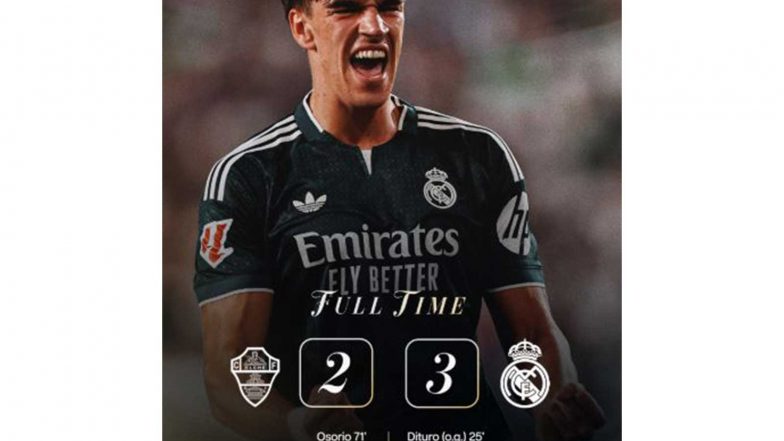 Sports News | La Liga: Espi's Late Winner Helps Real Madrid Edge Past Elche 3-2