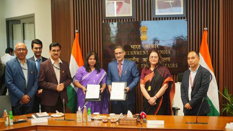 India News | NSTFDC, HPCL Sign MoU to Establish Computer Labs, Smart Classrooms in 29 Eklavya Model Residential Schools in Rajasthan