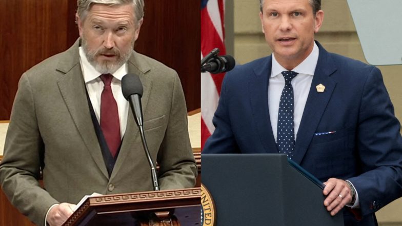 World News | “Must Be Held Accountable”: Republican Lawmaker Massie Introduces Impeachment Articles Against US War Secy Hegseth