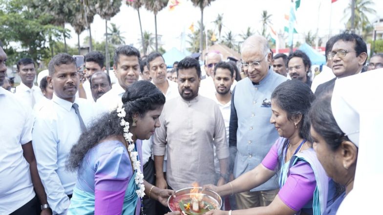 World News | Sri Lanka President Dissanayake Lays Foundation Stone for India-backed Emergency Unit at Mannar Hospital