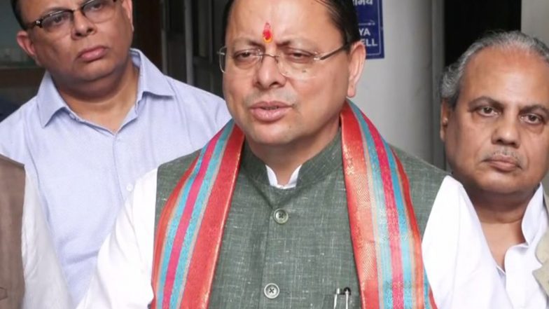India News | “People Will Recieve Drinking Water, Yamuna Will Be Cleaned”: CM Dhami on What Kishau Dam Project Will Mean for Delhi
