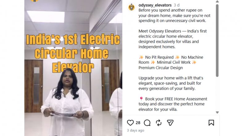 Business News | Odyssey Elevators: A Closer Look at 'First Electric Lift' Claims and Drum-Winding Technology