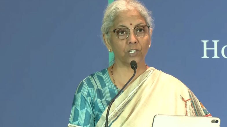 Business News | India's 7.8% Q1 Growth Driven by Hard Work of Industry, MSMEs, People: FM Sitharaman