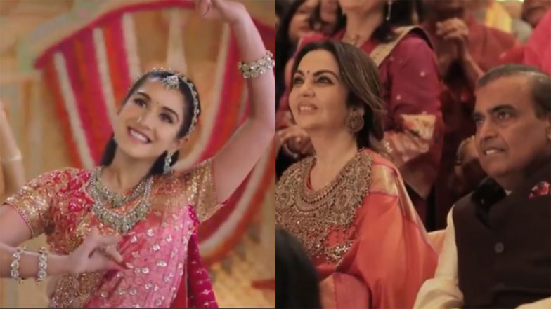 Entertainment News | Ganesh Chaturthi 2026: Radhika Ambani Pays Obeisance to Lord Ganesha with Classical Dance Performance 