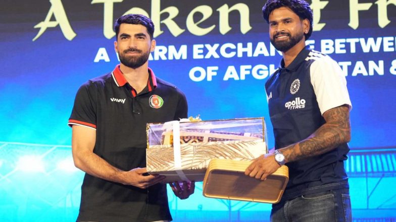 Sports News | Shreyas Iyer, Mohammad Nabi Highlight Strong India-Afghanistan Cricketing Bond at ‘Koh-E-Zafar’