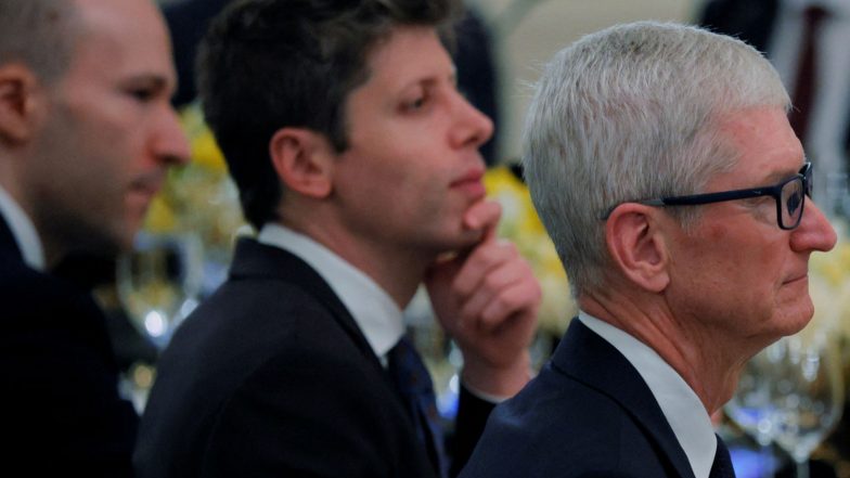 World News | Amidst US-China Tech Race Trump Officials Weigh AI Bosses Meeting on Sidelines of Xi Visit