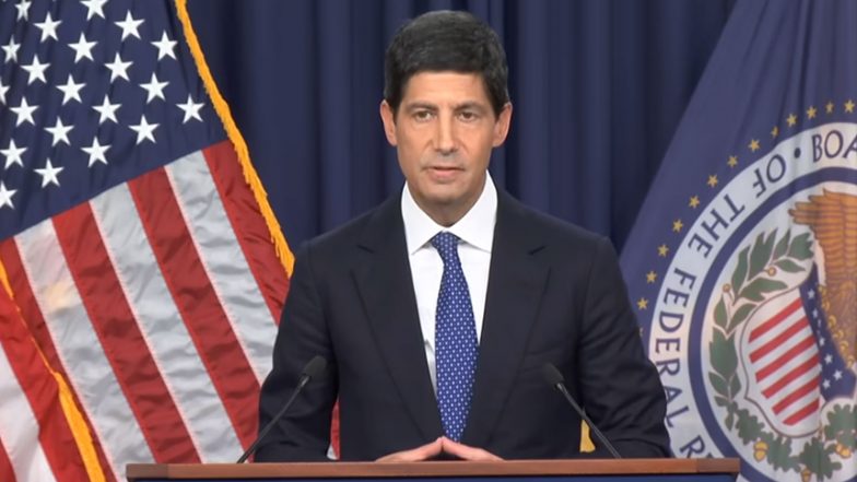 Business News | US Fed Chairman Kevin Warsh Calls for Task Force to Assess AI's Implications for Future Monetary Policy