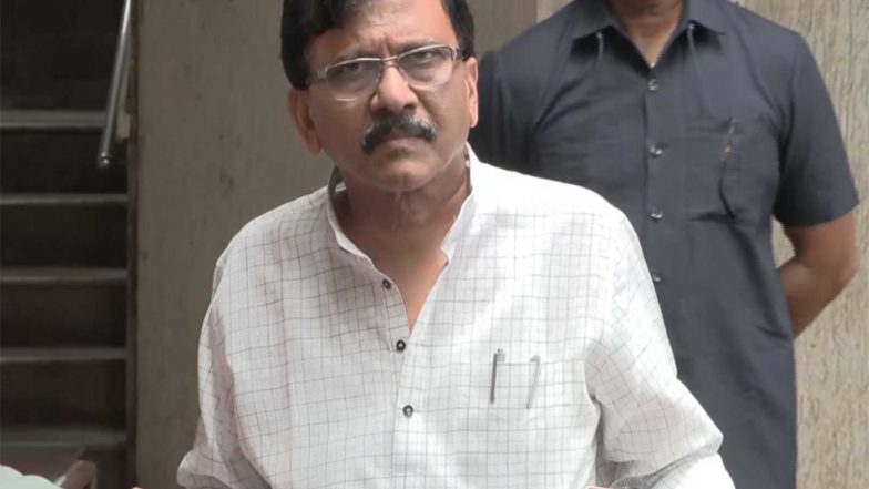 India News | UBT Sena MP Sanjay Raut Attacks Eknath Shinde over Gujarat Visit, Raises Question on PM Modi's Leadership