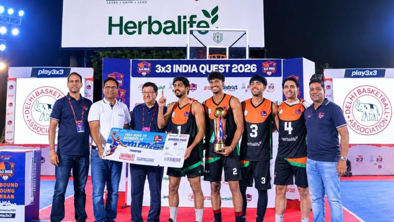 Sports News | 3x3 India Quest 2026: South Delhi Beats Bulandshahr to Lift Inaugural Trophy
