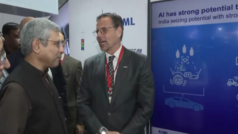 Business News | ASML Begins Local Supply-chain Push; Semiconductor Growth is &ldquo;unfolding,&rdquo; Says Union Minsiter Ashwini Vaishnaw&nbsp;