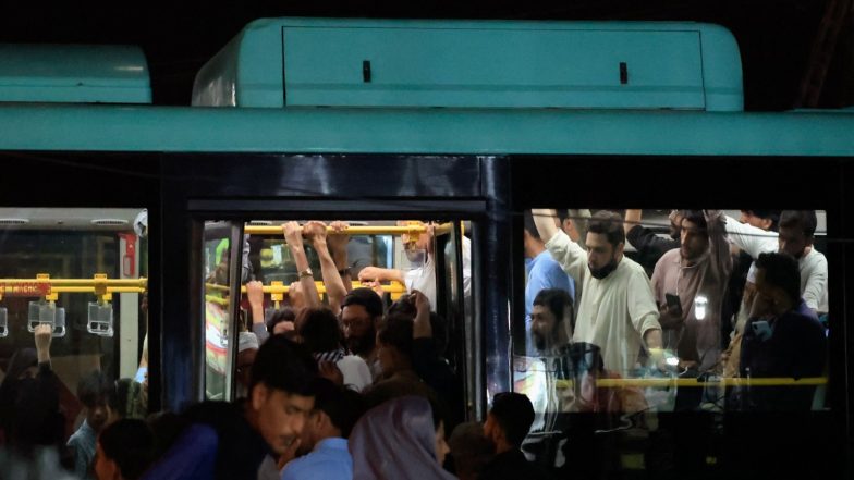 World News | Pakistan’s E-bus Services Buckle Under Overcrowding, Long Intervals
