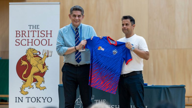 Sports News | The British School in Tokyo Welcomes Delhi Capitals to Inspire Japan’s Next Generation