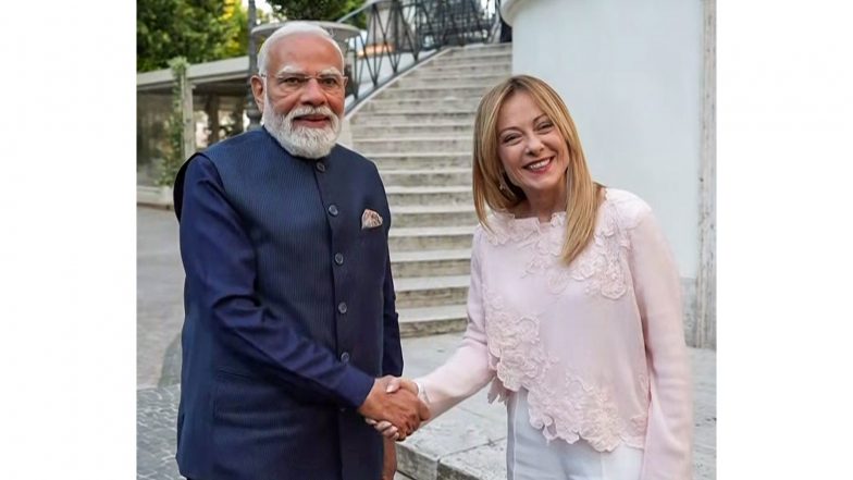 World News | &ldquo;Happy Birthday to My Friend Narendra Modi&rdquo;: Italy PM Meloni Extends Birthday Wishes&nbsp;