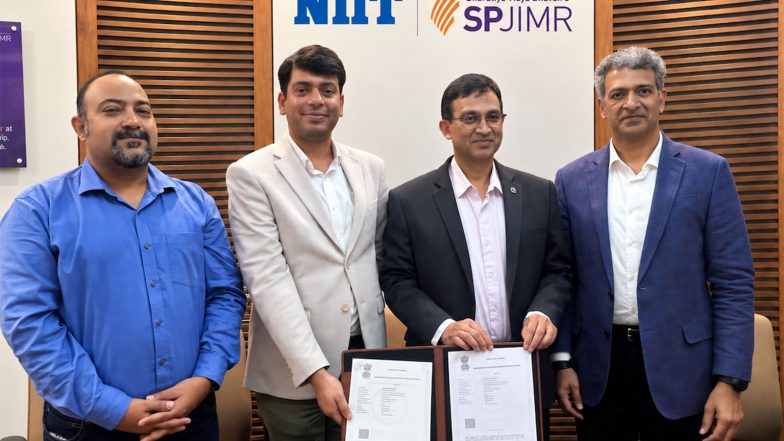 Business News | NIIT Ltd. And SPJIMR Launch Professional Certificate in FinTech Operations to Build Talent for India's Digital Finance Ecosystem