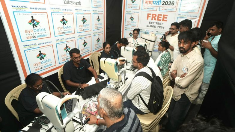 Business News | From Eye Screening to Blood Sugar Insights: Forus Health and Eyebetes Foundation Pilot Retinal HbA1c Screening at Mumbai&rsquo;s Ganpati Pandals