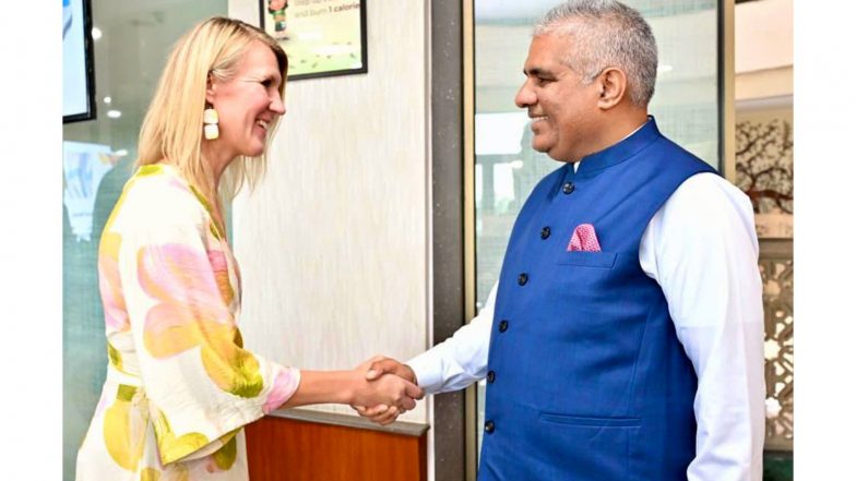 World News | Union Minister Bhupender Yadav&nbsp;meets Finnish Counterpart Sari Multala; Discusses Global Climate Goals