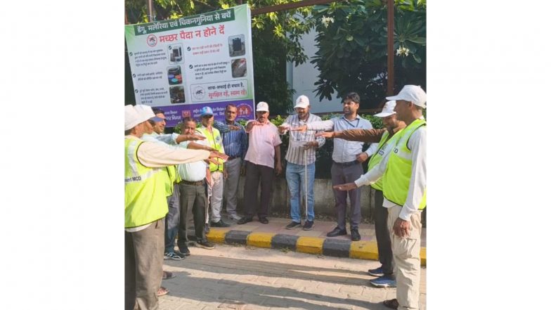India News | Delhi: Special Cleanliness Drive Held in Anand Vihar on PM Modi’s 76th Birthday