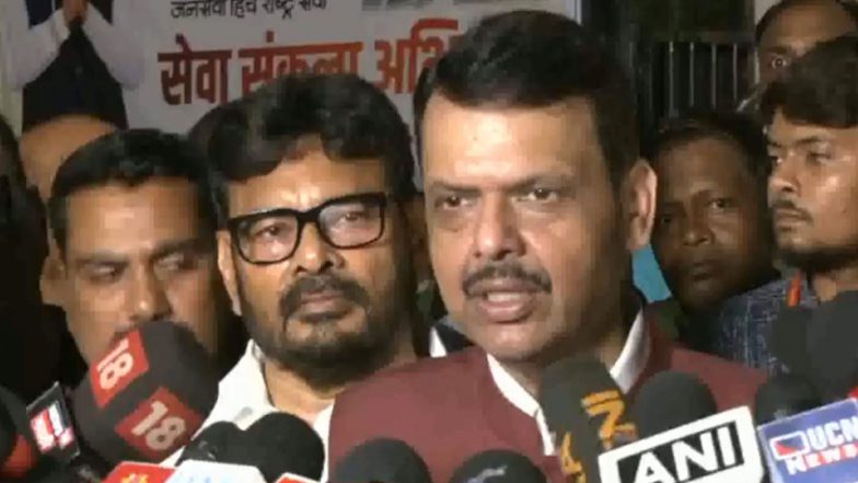 India News | Maharashtra CM Devendra Fadnavis Attends 'Ashirwad Ka Diya' Program Under 'Seva Sankalp Abhiyan' in Nagpur