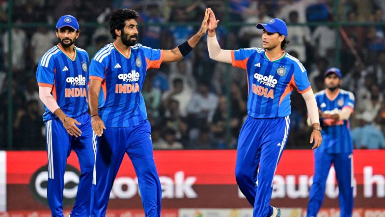 Sports News | Abhishek’s Record Ton Helps India Beat Afghanistan by 127 Runs in Third T20I, Clean Sweep Series