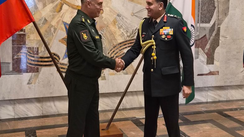 World News | COAS General Dhiraj Seth Discusses Deepening Military Cooperation, Expanding Training Engagements During Visit to Russia 