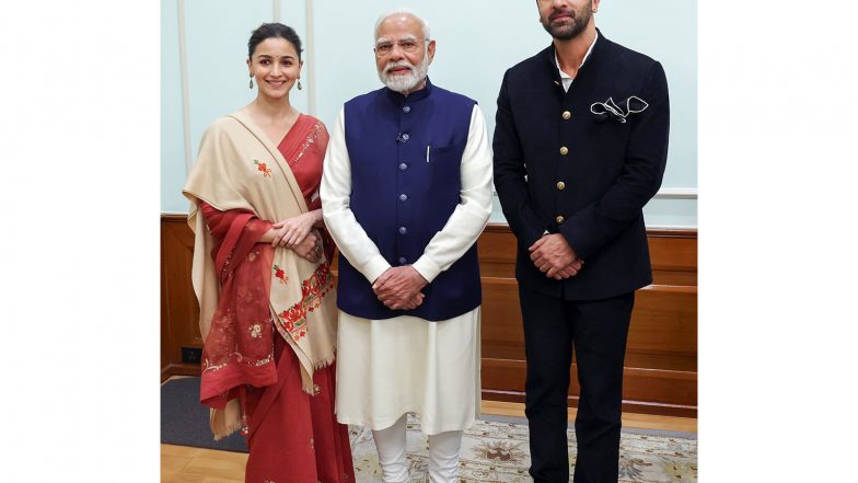 Entertainment News | On PM Modi’s 76th Birthday, Alia Bhatt and Ranbir Kapoor Pledge to Refurbish 20 Schools in Mumbai