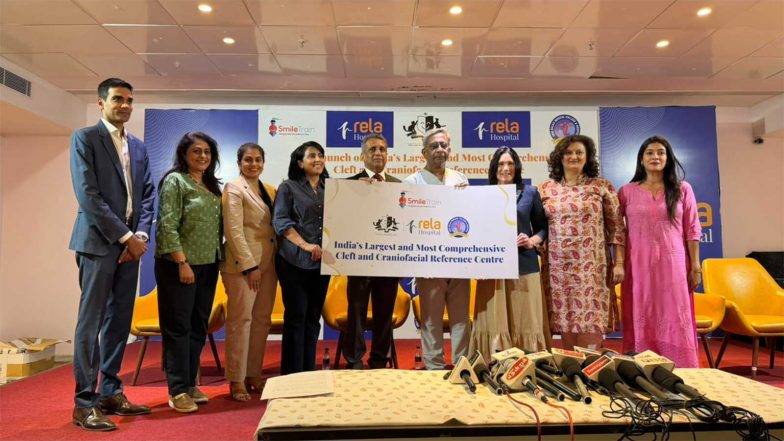 Business News | Smile Train Launches Comprehensive Cleft Care Reference Centre at Dr Rela Institute and Medical Centre, Chennai