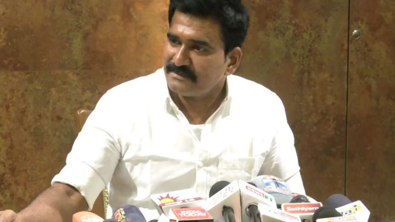 India News | TN Minister Nirmal Kumar Defends Meenakshi Temple Kumbhabhishekam Arrangements, Slams TTV Dhinakaran