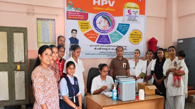 India News | Gujarat: Over 6.25 Lakh Girls Covered Under HPV Vaccination Drive Till Sept 16