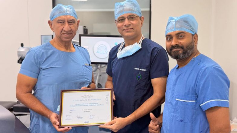 Business News | Dr. Nitin Deshpande Becomes India's First Certified Hydrus&reg; Microstent Surgeon, Achieves Highest Number of Hydrus&reg; Surgeries in India