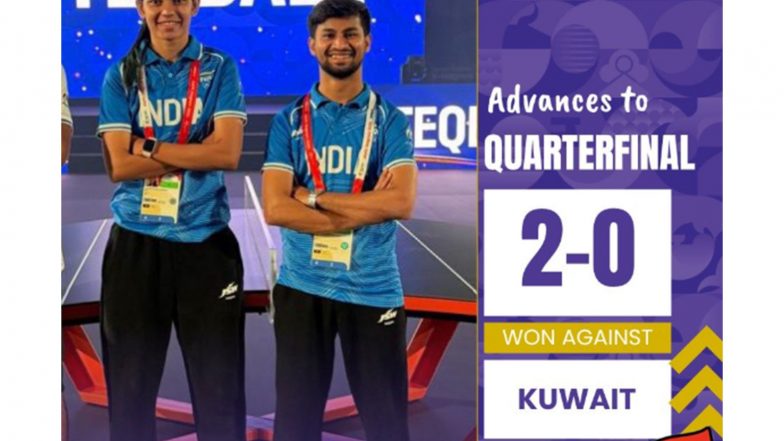 Sports News | Asian Games: India&rsquo;s Quimcy Dsouza, Mohamed Anas Imran Beg Reach Teqball Mixed Doubles Quarter-finals