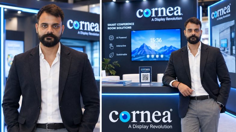 Business News | Cornea Unveils AI-Driven Pro AV Innovations and Next-Gen Displays at InfoComm India 2026