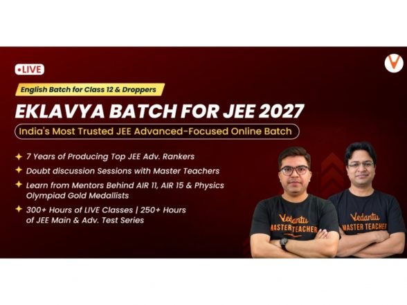 Software First Approach Business News | Vedantu Brings Eklavya – JEE 2027 to Help Aspirants ...