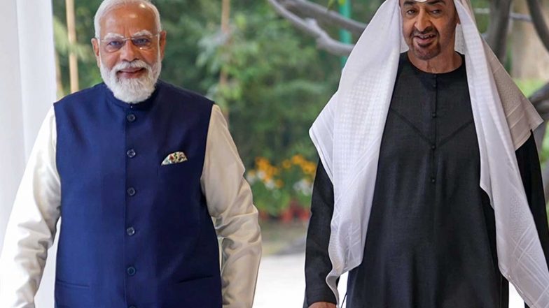 World News | UAE President Calls PM Modi, Extends Birthday Wishes; Leaders Discuss Strengthening Bilateral Ties 