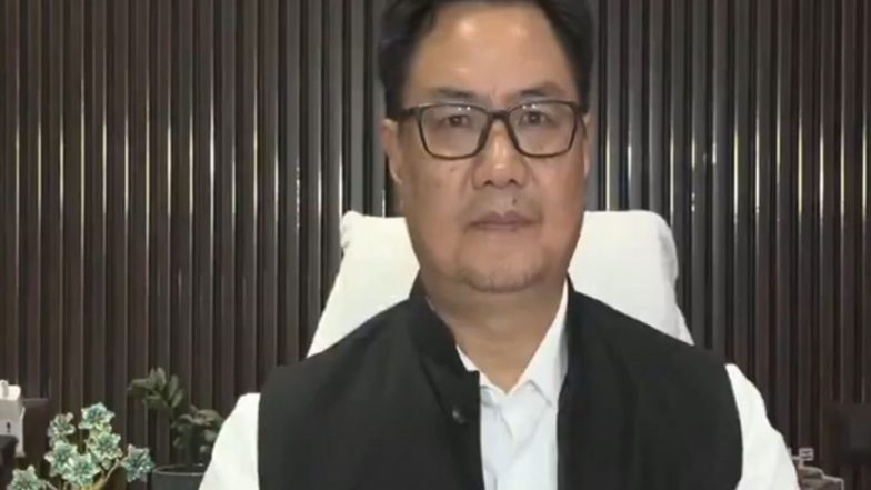 India News | “Congress is Real Bhasmasur”: Kiren Rijiju Hits Back at Rahul Gandhi over ‘party Theft’ Charge