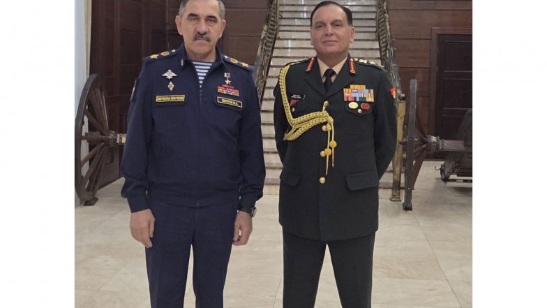 World News | Army Chief Gen Dhiraj Seth Discusses Bilateral Defence Cooperation with Russian Counterpart Gen Yunus-Bek Yevkurov