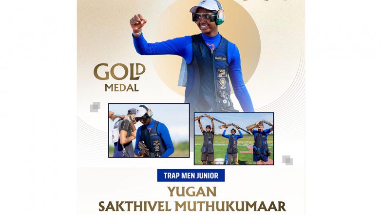 Sports News | Yugan Sakthivel Muthukumaar Wins Gold in Men’s Trap at ISSF Junior World Cup
