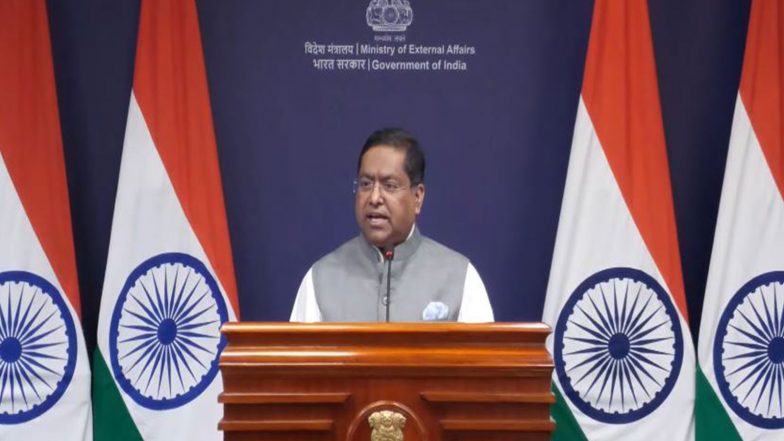World News | India in Regular Touch with Russian Embassy over Crew of Detained Unity Tanker: MEA